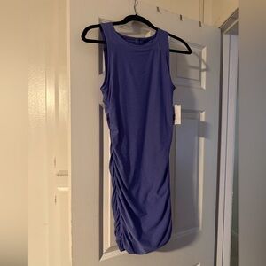 Beyond Yoga Blue Sleeveless bodycon Dress